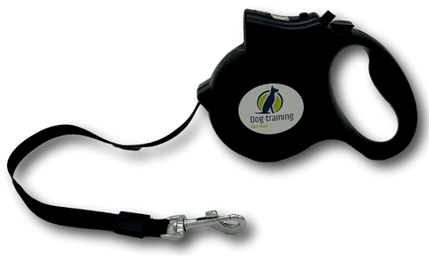 Retractable leash with LED light